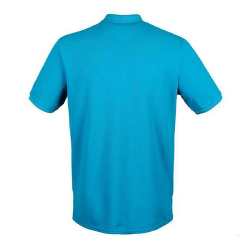 Herren Microfine-Piqu Polo Shirt~ Sapphire blau S
