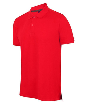 Herren Microfine-Piqu Polo Shirt~ rot S
