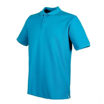Herren Microfine-Piqu Polo Shirt~ Sapphire blau XXL
