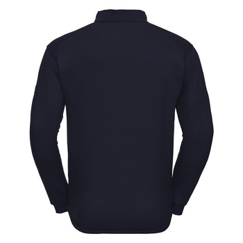 Arbeits- Sweatshirt mit Kragen ~ navy 3XL