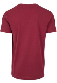 Hochwertiges Rundhals T-Shirt ~ burgund L