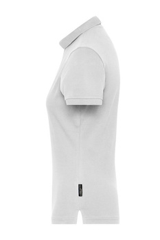 Damen BIO Stretch Poloshirt ~ wei XL