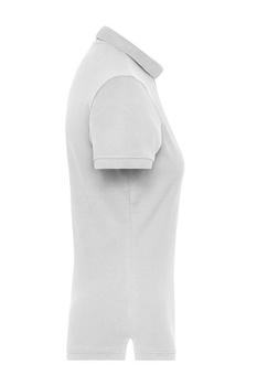 Damen BIO Stretch Poloshirt ~ wei XL